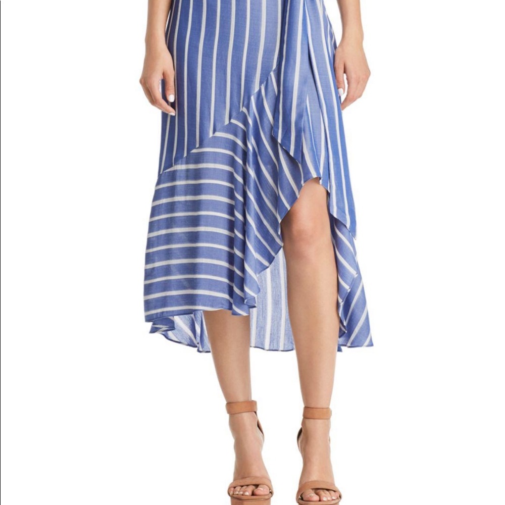 Lucy Paris Blue Striped Skirt - Picture 2 of 3